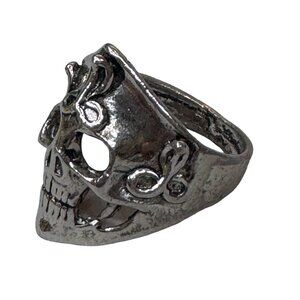 Vintage G&S Skull Cobra Ring Men Biker Statement Large Gothic Punk Heavy Sz 11.5